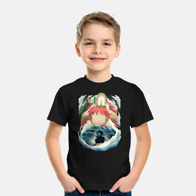 Little Fish Girl-Youth-Basic-Tee-rmatix
