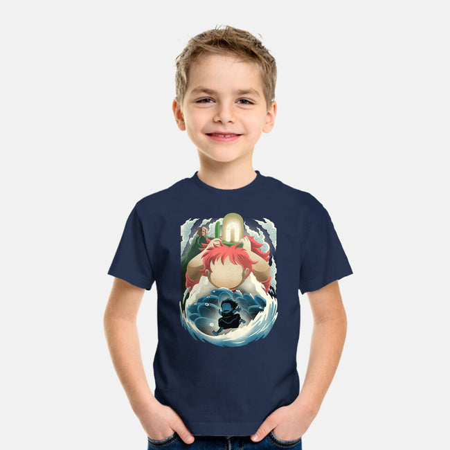 Little Fish Girl-Youth-Basic-Tee-rmatix