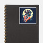 Retro Mando-None-Glossy-Sticker-zascanauta
