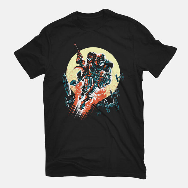 Retro Mando-Unisex-Basic-Tee-zascanauta