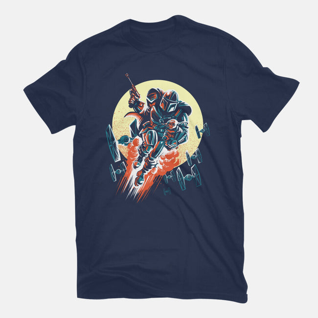 Retro Mando-Womens-Basic-Tee-zascanauta