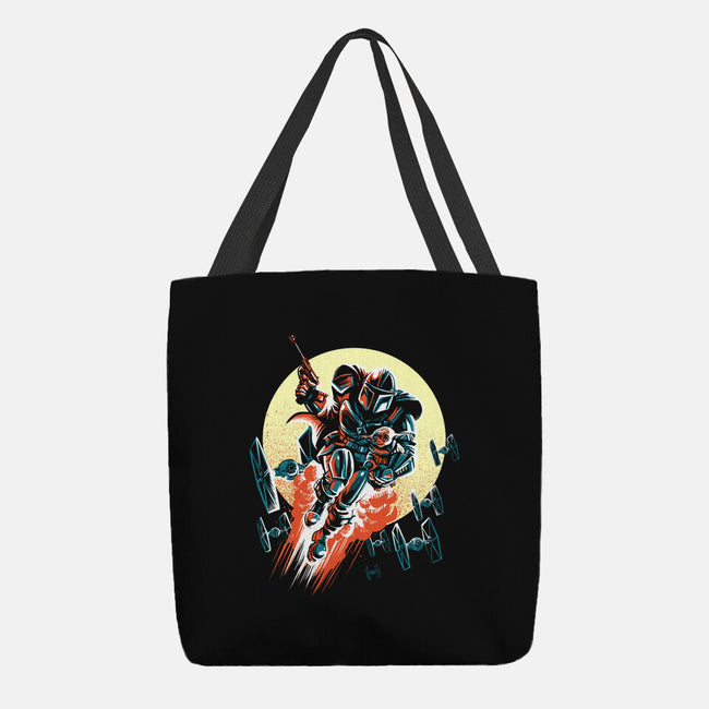 Retro Mando-None-Basic Tote-Bag-zascanauta