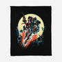 Retro Mando-None-Fleece-Blanket-zascanauta