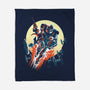 Retro Mando-None-Fleece-Blanket-zascanauta