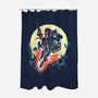 Retro Mando-None-Polyester-Shower Curtain-zascanauta