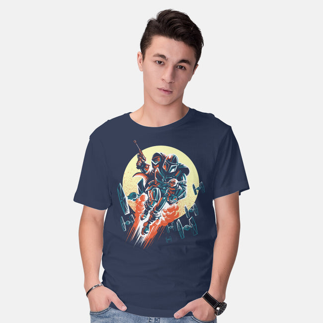 Retro Mando-Mens-Basic-Tee-zascanauta