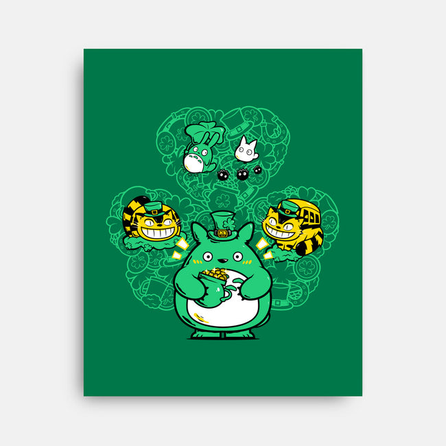 St Paddy's Doodle-None-Stretched-Canvas-krisren28