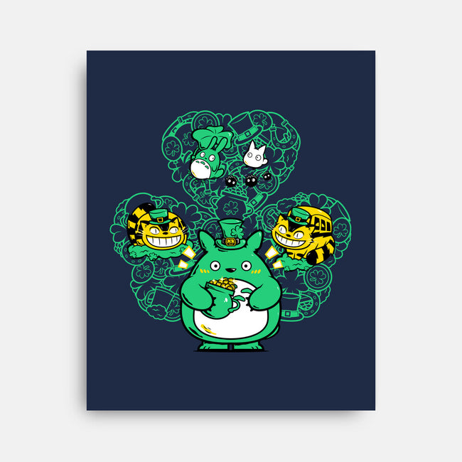 St Paddy's Doodle-None-Stretched-Canvas-krisren28