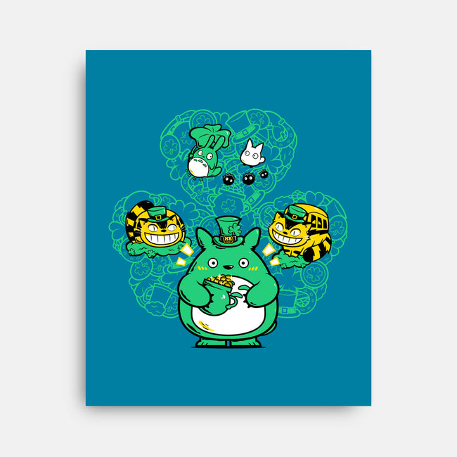 St Paddy's Doodle-None-Stretched-Canvas-krisren28