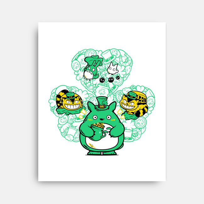St Paddy's Doodle-None-Stretched-Canvas-krisren28