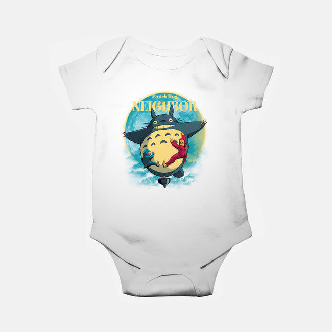 Punch Hug Neighbor-Baby-Basic-Onesie-zybbhorn