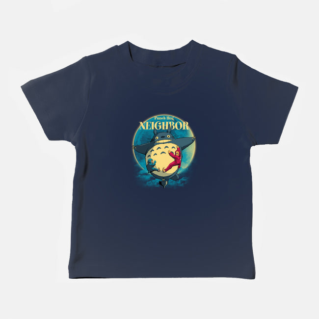 Punch Hug Neighbor-Baby-Basic-Tee-zybbhorn