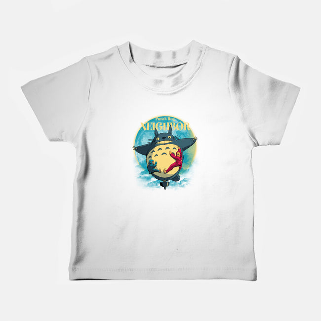 Punch Hug Neighbor-Baby-Basic-Tee-zybbhorn