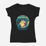Punch Hug Neighbor-Womens-V-Neck-Tee-zybbhorn