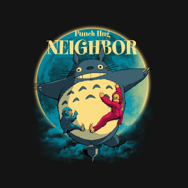 Punch Hug Neighbor-Womens-Racerback-Tank-zybbhorn