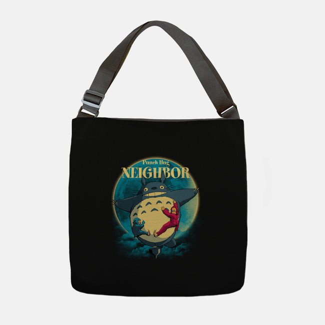 Punch Hug Neighbor-None-Adjustable Tote-Bag-zybbhorn