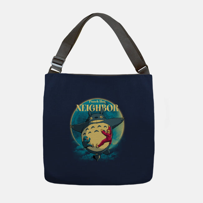 Punch Hug Neighbor-None-Adjustable Tote-Bag-zybbhorn