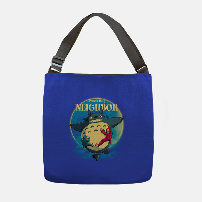 Punch Hug Neighbor-None-Adjustable Tote-Bag-zybbhorn