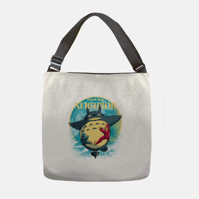 Punch Hug Neighbor-None-Adjustable Tote-Bag-zybbhorn