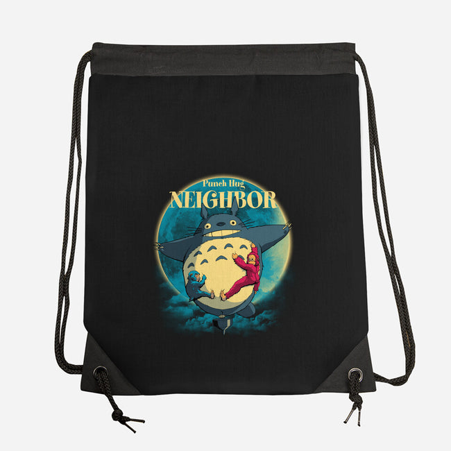 Punch Hug Neighbor-None-Drawstring-Bag-zybbhorn