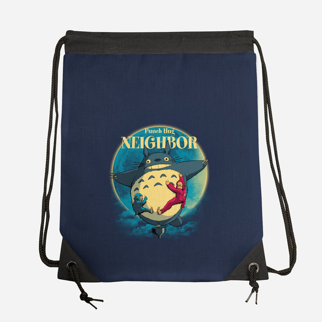 Punch Hug Neighbor-None-Drawstring-Bag-zybbhorn