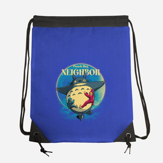 Punch Hug Neighbor-None-Drawstring-Bag-zybbhorn