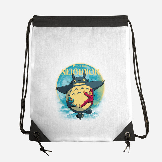 Punch Hug Neighbor-None-Drawstring-Bag-zybbhorn