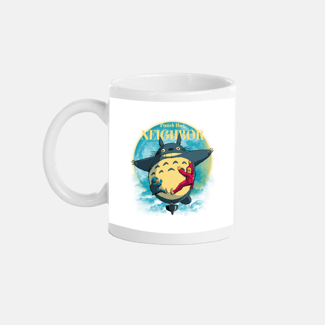 Punch Hug Neighbor-None-Mug-Drinkware-zybbhorn