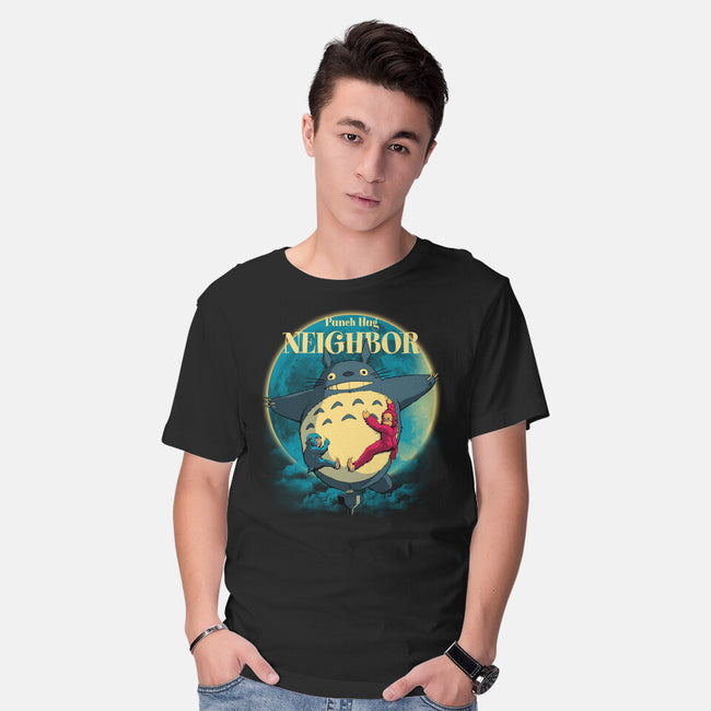 Punch Hug Neighbor-Mens-Basic-Tee-zybbhorn