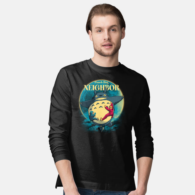 Punch Hug Neighbor-Mens-Long Sleeved-Tee-zybbhorn