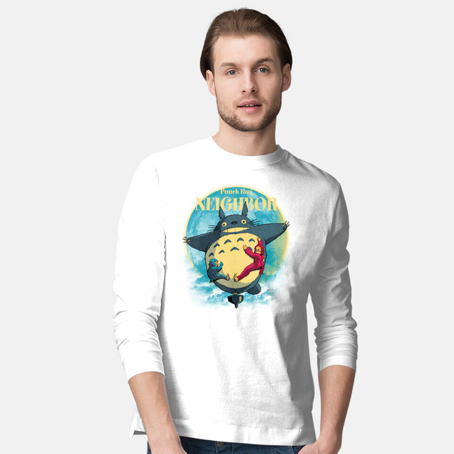 Punch Hug Neighbor-Mens-Long Sleeved-Tee-zybbhorn