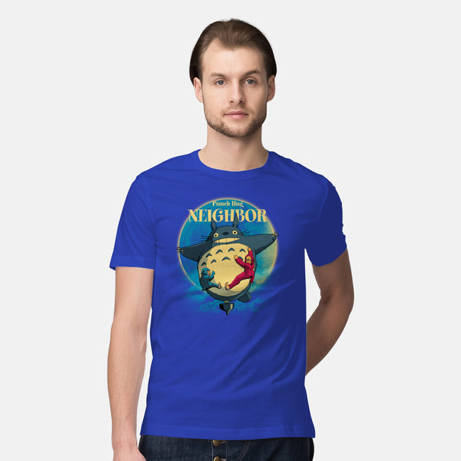 Punch Hug Neighbor-Mens-Premium-Tee-zybbhorn