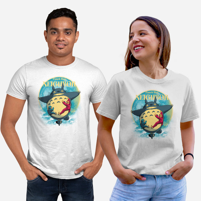 Punch Hug Neighbor-Unisex-Basic-Tee-zybbhorn