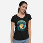 Punch Hug Neighbor-Womens-V-Neck-Tee-zybbhorn
