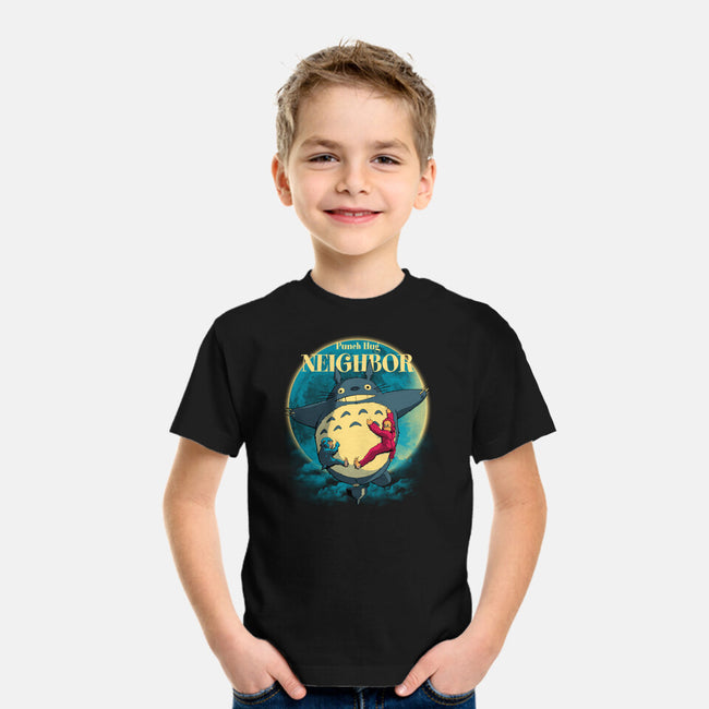 Punch Hug Neighbor-Youth-Basic-Tee-zybbhorn