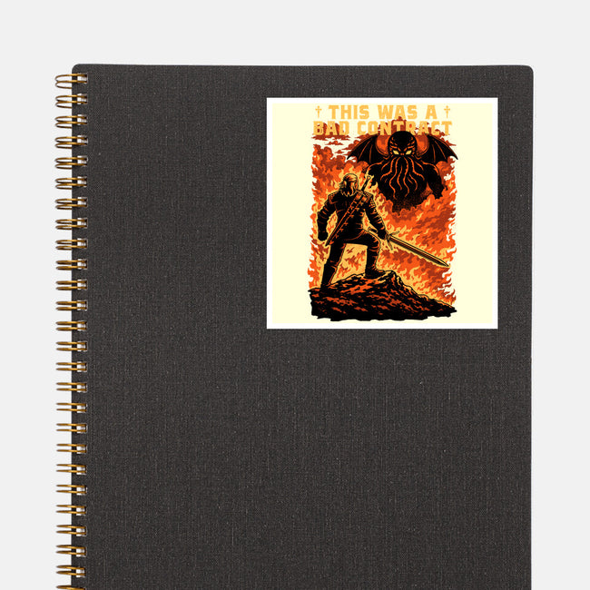 Mutant Hunts Cthulhu-None-Glossy-Sticker-Studio Mootant