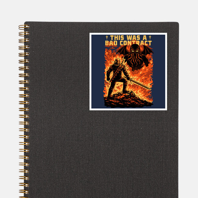 Mutant Hunts Cthulhu-None-Glossy-Sticker-Studio Mootant