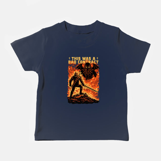 Mutant Hunts Cthulhu-Baby-Basic-Tee-Studio Mootant