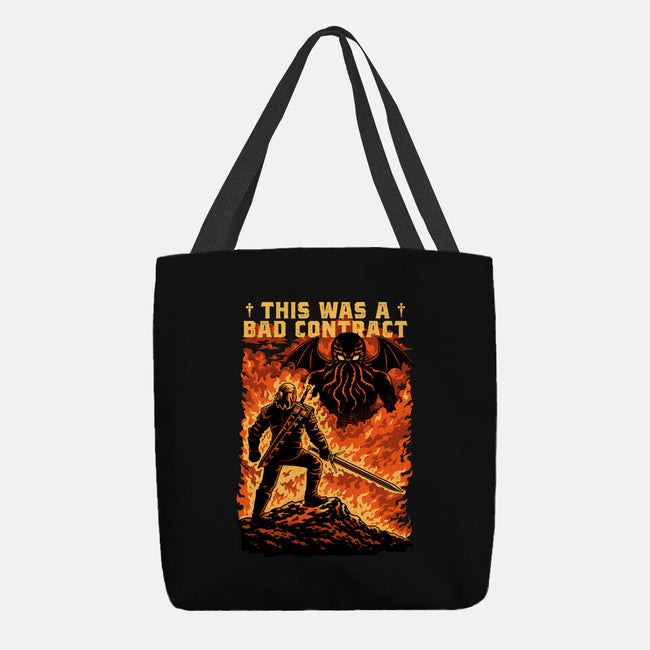 Mutant Hunts Cthulhu-None-Basic Tote-Bag-Studio Mootant