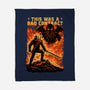 Mutant Hunts Cthulhu-None-Fleece-Blanket-Studio Mootant