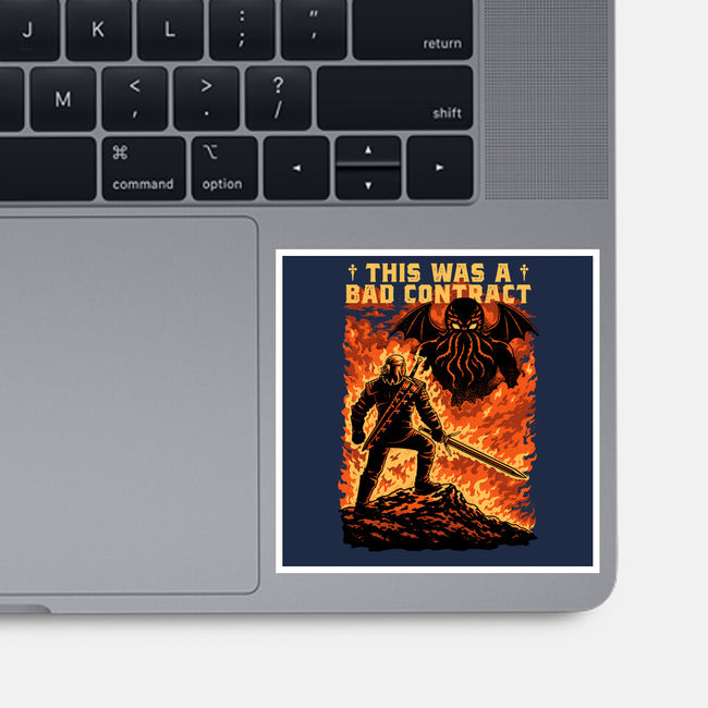 Mutant Hunts Cthulhu-None-Glossy-Sticker-Studio Mootant