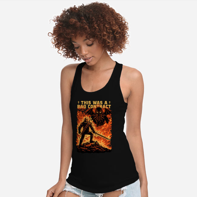 Mutant Hunts Cthulhu-Womens-Racerback-Tank-Studio Mootant