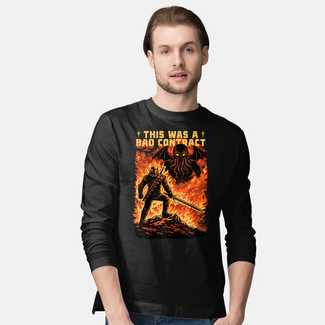 Mutant Hunts Cthulhu-Mens-Long Sleeved-Tee-Studio Mootant