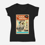 Toy Of The Future-Womens-V-Neck-Tee-drbutler
