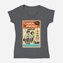 Toy Of The Future-Womens-V-Neck-Tee-drbutler