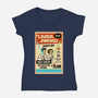 Toy Of The Future-Womens-V-Neck-Tee-drbutler