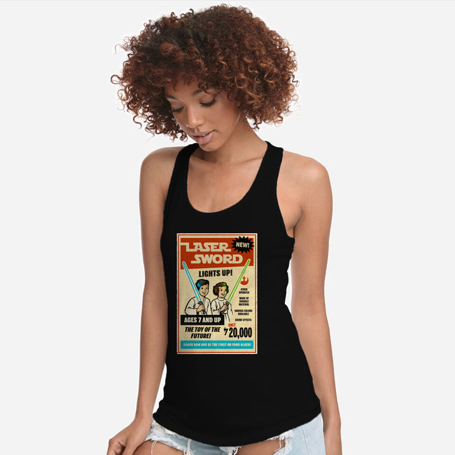 Toy Of The Future-Womens-Racerback-Tank-drbutler