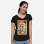 Toy Of The Future-Womens-V-Neck-Tee-drbutler