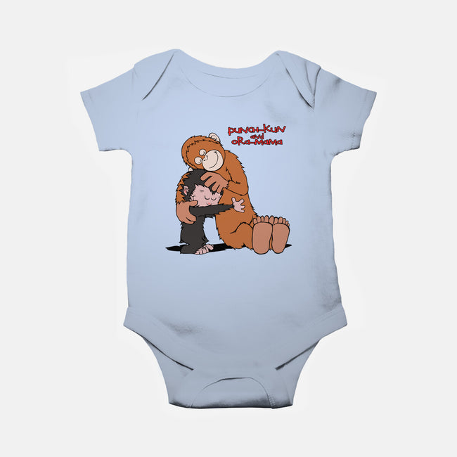 Punch-Kun And Ora-Mama-Baby-Basic-Onesie-joerawks
