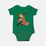 Punch-Kun And Ora-Mama-Baby-Basic-Onesie-joerawks